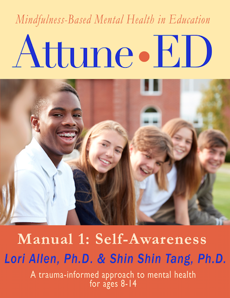 Cover photo of Attune Ed with picture of 5 children outside smiling.