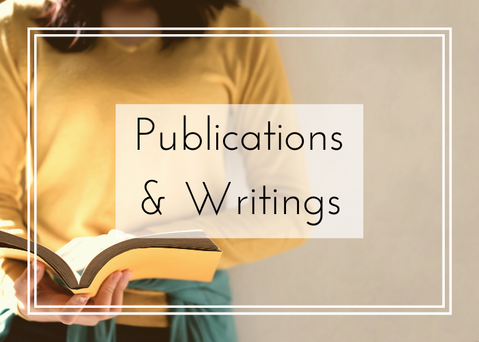 Publications and other writing
